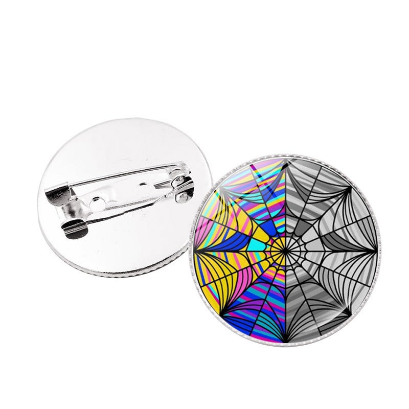 Wednesday Little Wolf Girl Brooch Versatile Selling Accessories Pin Badge Bag Clothing Decoration - Image 5